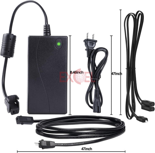 29V2A Power Kit with AC & Extension & Y Splitter Cord
