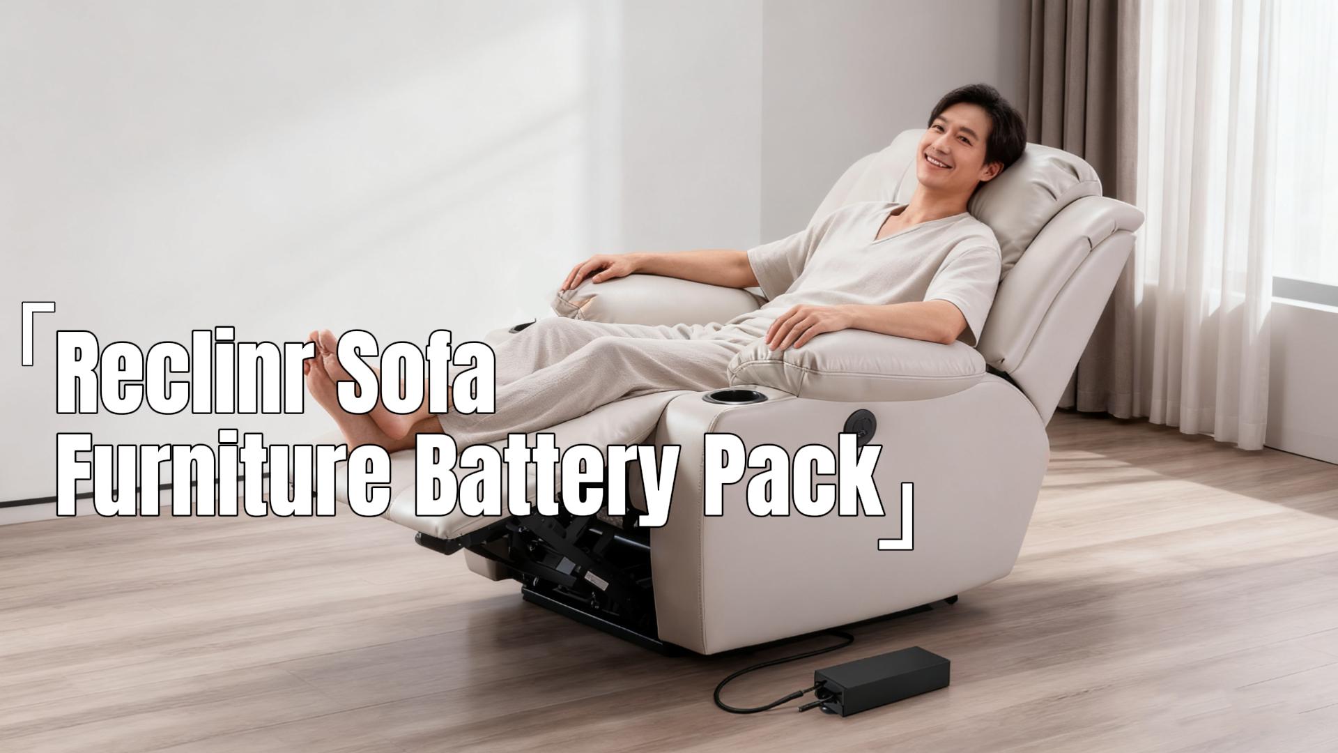 Load video: Excel AI Care 2500/5000mAh Wireless Recliner Sofa Battery Pack with LED indicator and USB output—cord-free power for lift chairs and power sofas.